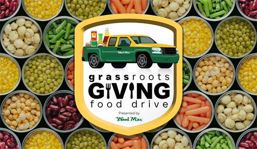 Grassroots Giving Food Drive Benefits Burlington Hampshire Area Food Pantry